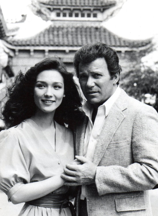 This is another slide of Patricia with William Shatner from TJ Hooker