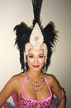 photo of patricia as a Las Vegas Show Girl