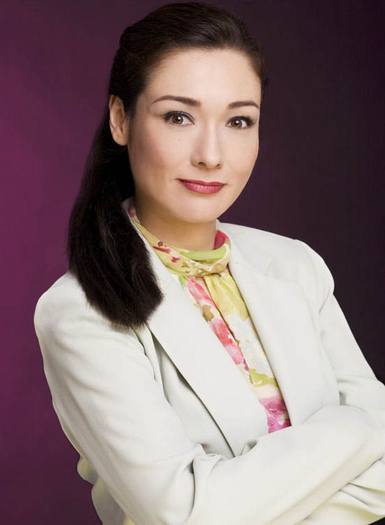 This slide is another one of Patricia's professional headshots