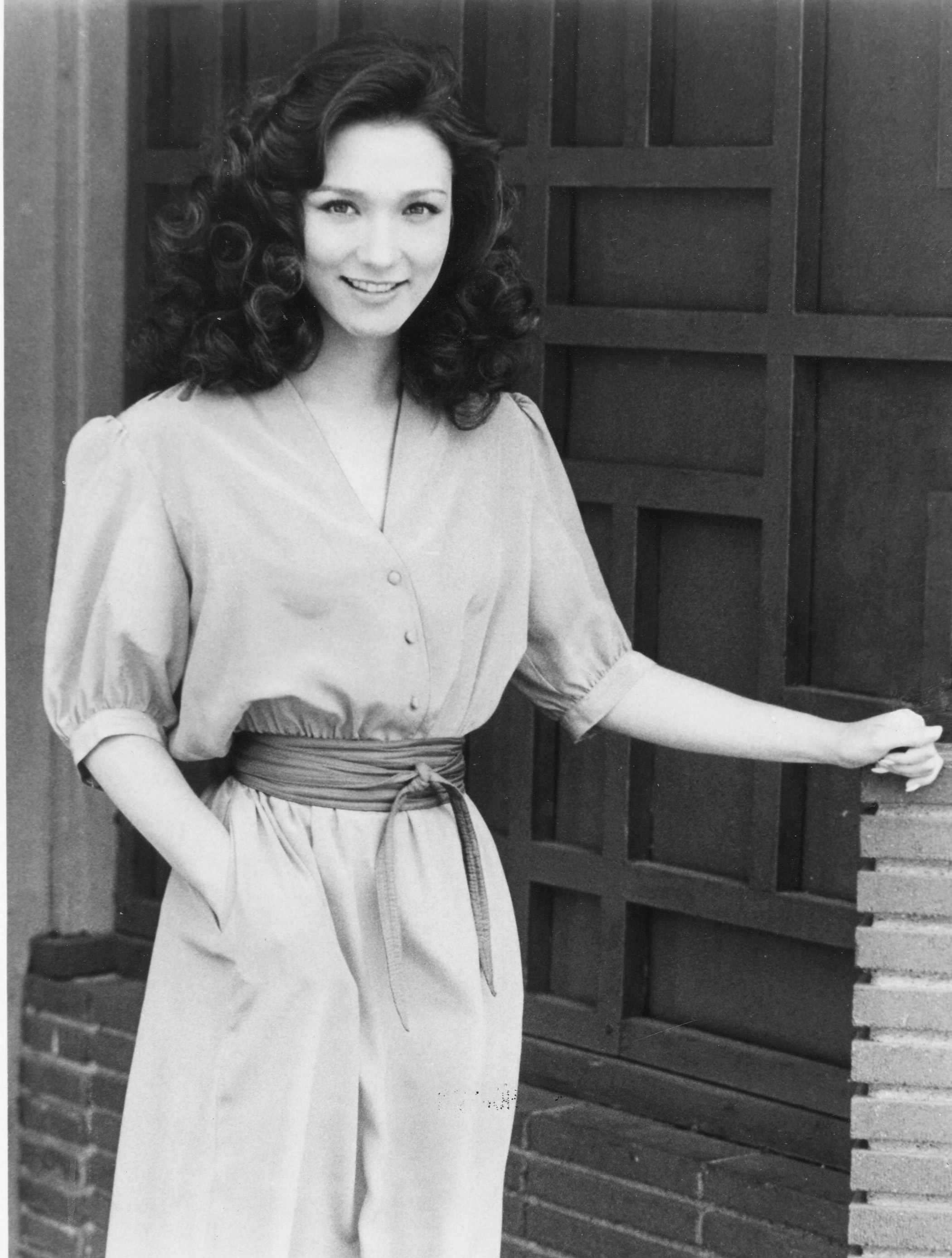 This slide is another still shot of Patricia as Nancy Ling Khan on the set of T.J. Hooker