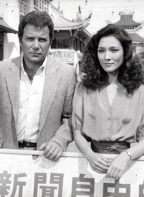 The slide is from Patricia's first Screen Actors Guild performance on the TV Series TJ Hooker starring William Shatner on an episode called Chinatown